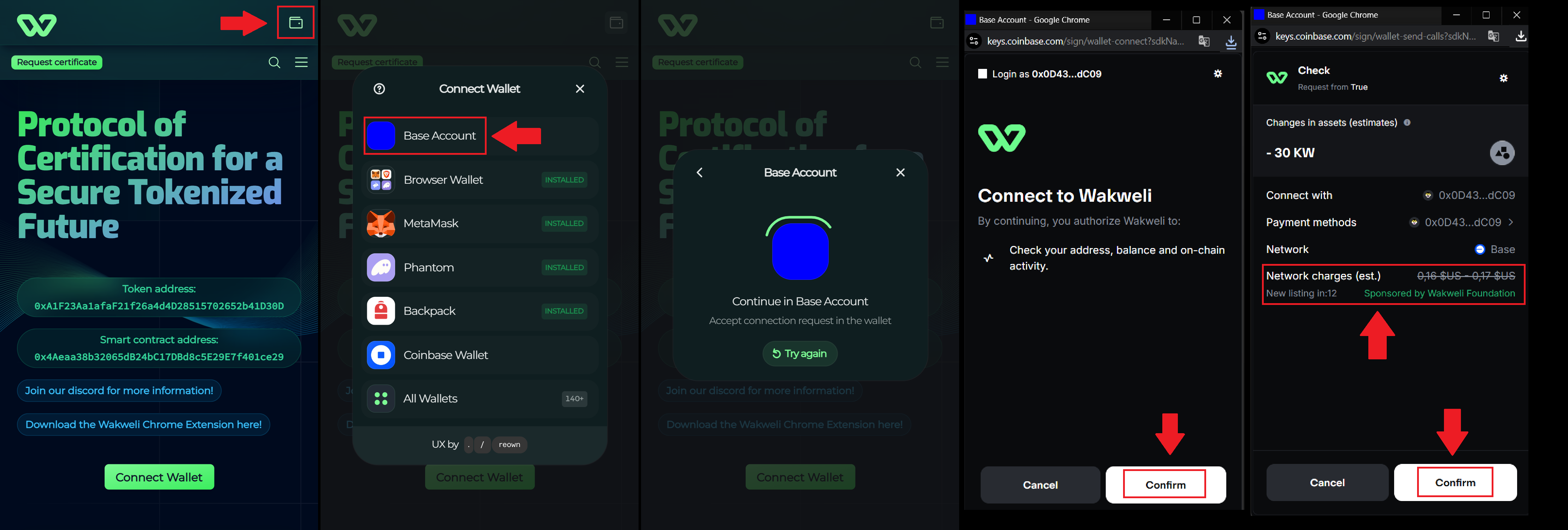 Base Account Creation